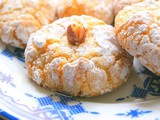 Moroccan ghrieba (macaroon) with almond and peanuts