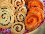 Moroccan savoury pinwheel fekkas