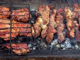 Moroccan skewered and grilled meat - Kebab