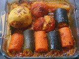 Moroccan stuffed vegetables/Dolma with rice