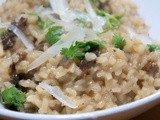 Mushroom risotto