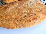 No Knead Ciabatta bread