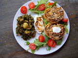 Savoury crêpes and kefta pinwheels