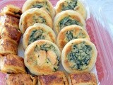 Spinach and salmon mini-quiches