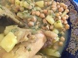 The world of Moroccan Kadras- Part 1: Kadra with chickpeas and potatoes