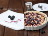 American Pie mit Äpfeln, Heidelbeeren & Walnusseis à la Dreierlei Liebelei