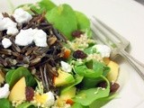 Fruchtiger Wildreissalat mit Quinoasprossen