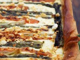 Frühsommerliche Grillgemüse-Quiche