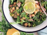 Italienischer Kichererbsen & Thunfisch Salat