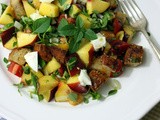 Pfirsich Panzanella