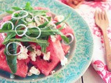 Zurück & Wassermelonen-Feta Salat