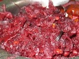 Beetroot Stir  fry / Beetroot poriyal