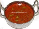 Capsicum Curry / KodaiMilagai Puli Kulambu