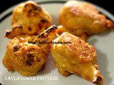 Cauliflower Fritters / Cauliflower Bajji