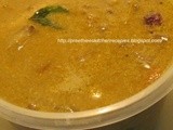 Channa dal Raw banana curry / kadalai paruppu valakai kulambu