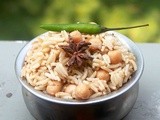 Chickpea Pilaf | Chickpea Biryani Recipe