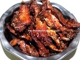 Dried Anchovies Fry / Nethili Meen Karuvadu varulal / Nethili Fry