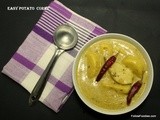 Easy Potato Curry / Aloo Sabzi / ( No onion , No Tomato , No Garlic Recipe )