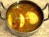 Egg Gravy / Egg Chalna / Muttai Salna