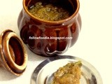 Green Chilli Onion Pickle / Milagai Pachadi