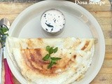 How to make crispy dosa recipe  | plain dosa recipe