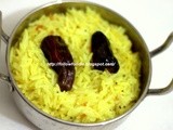 Lemon rice /  Elumichai sadam  /  Nimbu Chawal