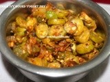 Okra Ivy Gourd Yogurt Fry / Vendakkai Kovakkai Thayir Varuval /