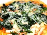 Onion Spinach Pizza