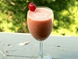 Orange Banana Cherry Smoothie | Vegan Smoothie