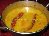 Pasiparuppu sambar  / Moong dal sambar