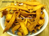 Ribbon Pakoda Recipe / Ribbon Pakora recipe / Seeval