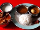South Indian Non vegetarian Thali meals / Party Menu