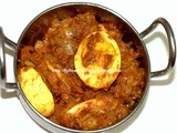 Spicy Egg Masala / Muttai Thokku