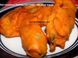 Sweet Banana Pepper Fritters / Milagai Bajji recipe