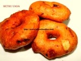 Urad dhal Fritters / Methu Vadai recipe