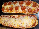 Copycat of a Copycat of French Bread Pizza