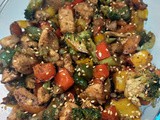 Chicken veggie stir fry