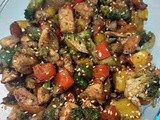 Chicken veggie stir fry