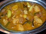 Fish garlic curry/meen poondu  vathal kuzhambu