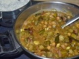 Kadalai mandi/vendakkai mandi(okra in chettinad style)