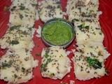 Microwave Rava dhokla