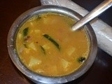 Plantain stem/Vazhaithandu neer Sambar