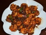 Prawns chilli roast