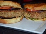 Soya chunks burger