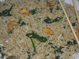 Spinach pulav