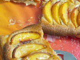 Nectarine and Almond Tart