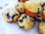 Sour Cream-Blueberry Muffins