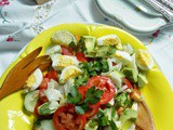 Tomato, Avocado, and Cucumber Salad