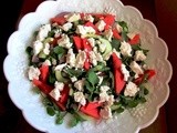 Watermelon and Feta Salad and Giveaway Winnings