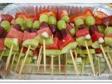 Fresh Fruit Kebabs